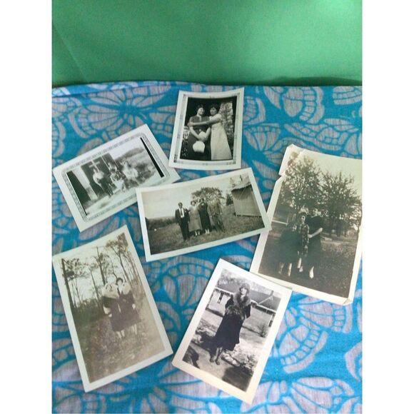 Antique Bundle of Photos Snapshots Early 1900 Black & White 6 PC - Picture 10 of 16
